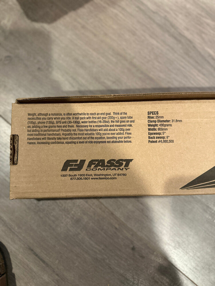 Fasst Company Fasst Company 8* alloy Flexx alloy Handlebar 31.8/25mm