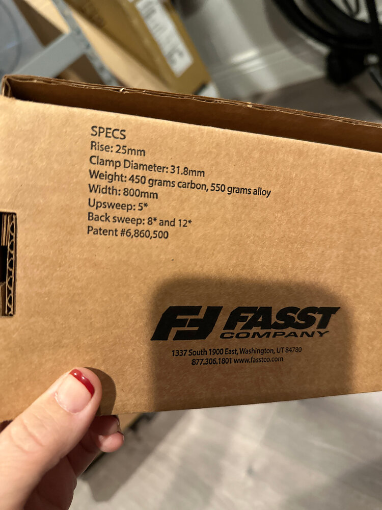 Fasst Company Fasst Company Flexx Handlebar 12* MTB Alloy