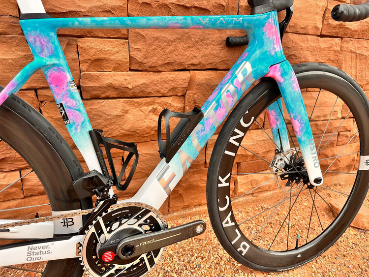 Factor Bikes Factor Ostro VAM - SRAM Red AXS 2x12 PM - 48/58 Black Inc. Wheels  - 52cm - Watercolor Edition 2025