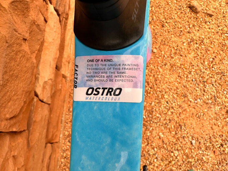 Factor Bikes Factor Ostro VAM - SRAM Red AXS 2x12 PM - 48/58 Black Inc. Wheels  - 52cm - Watercolor Edition 2025