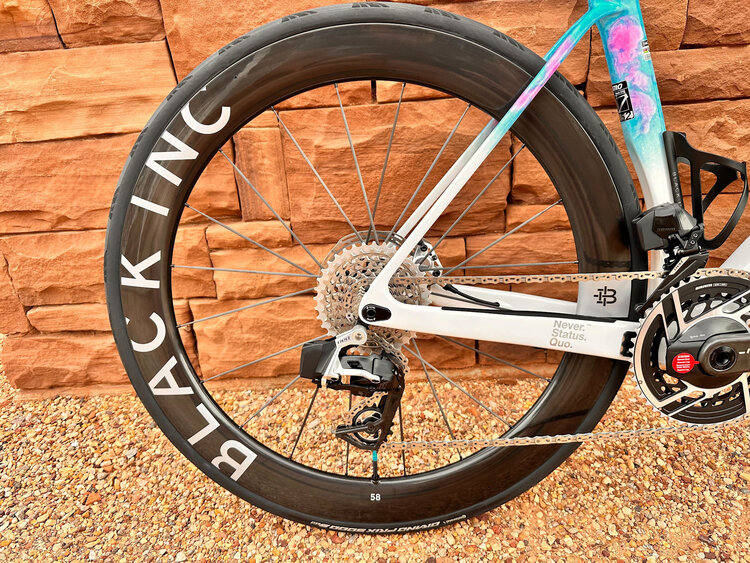 Factor Bikes Factor Ostro VAM - SRAM Red AXS 2x12 PM - 48/58 Black Inc. Wheels  - 52cm - Watercolor Edition 2025