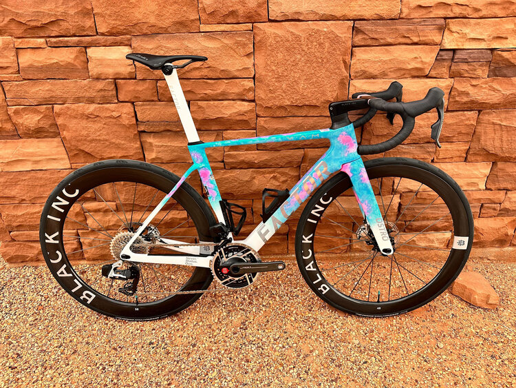 Factor Bikes Factor Ostro VAM - SRAM Red AXS 2x12 PM - 48/58 Black Inc. Wheels  - 52cm - Watercolor Edition 2025