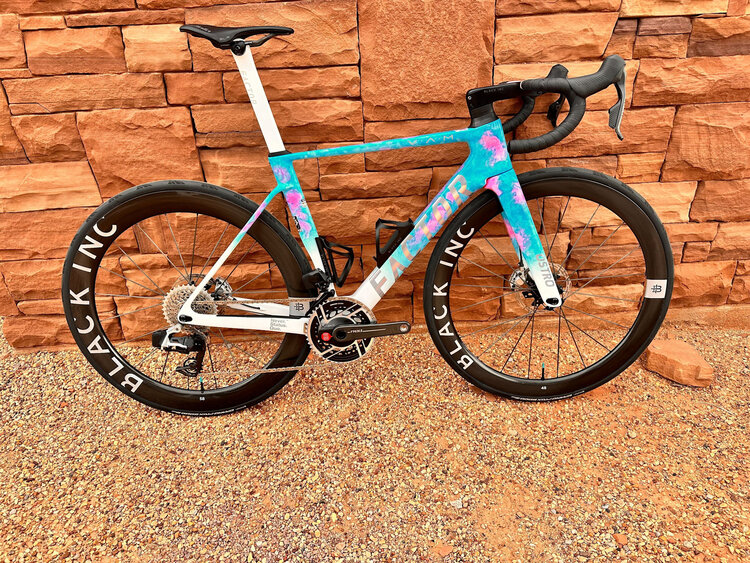Factor Bikes Factor Ostro VAM - SRAM Red AXS 2x12 PM - 48/58 Black Inc. Wheels  - 52cm - Watercolor Edition 2025