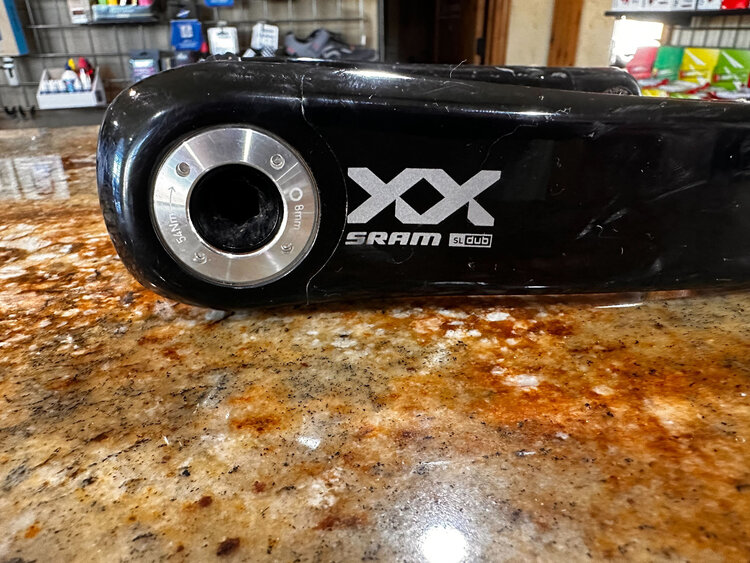 SRAM Sram XX SL Eagle Dub 175mm crank arms 34T chainring (used)