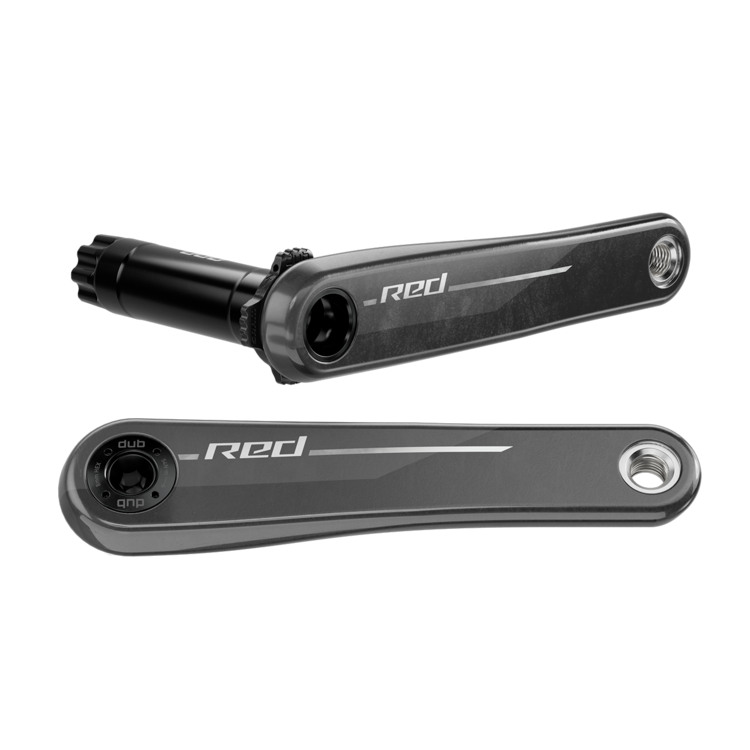 SRAM SRAM RED 1x XPLR Wide Crank Arm Assembly - 172.5mm, 13-Speed, 8-Bolt Direct Mount, DUB Spindle, Natural Carbon, E1