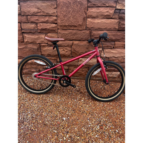 Cleary Bikes Owl 20" Single Speed Lightweight Kids 20 Inch Bike - Patagonia Red