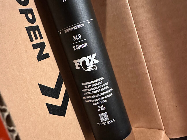 Fox Transfer Dropper Post, F-S, K, Ø 34.9mm, 240mm Drop, Internal, No Remote, AM