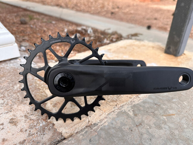 SRAM SRAM Crankset Eagle 70 CL55 DUB MTB Wide 170mm Black 34t Steel T-Type