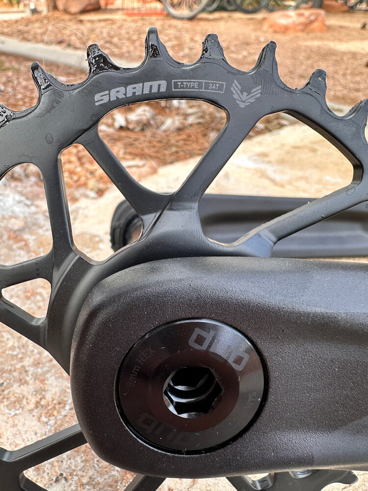 SRAM SRAM Crankset Eagle 70 CL55 DUB MTB Wide 170mm Black 34t Steel T-Type