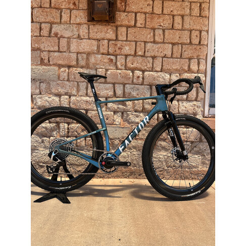 Factor Bikes Factor SARANA W/ SUSPENSION - RED XPLR W/ PM Cyan Blue 56 cm