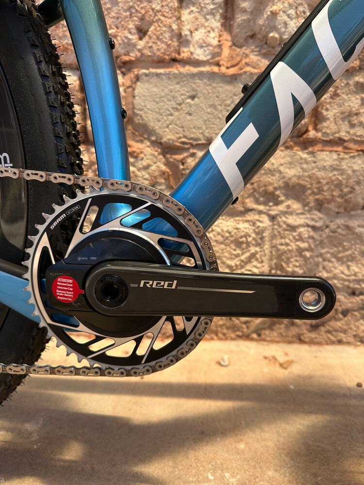 Factor Bikes Factor SARANA W/ SUSPENSION - RED XPLR W/ PM Cyan Blue 56 cm
