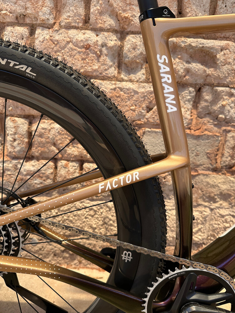 Factor Bikes Factor SARANA W/ SUSPENSION - FORCE XPLR W/ PM Prismatic Gold 54cm
