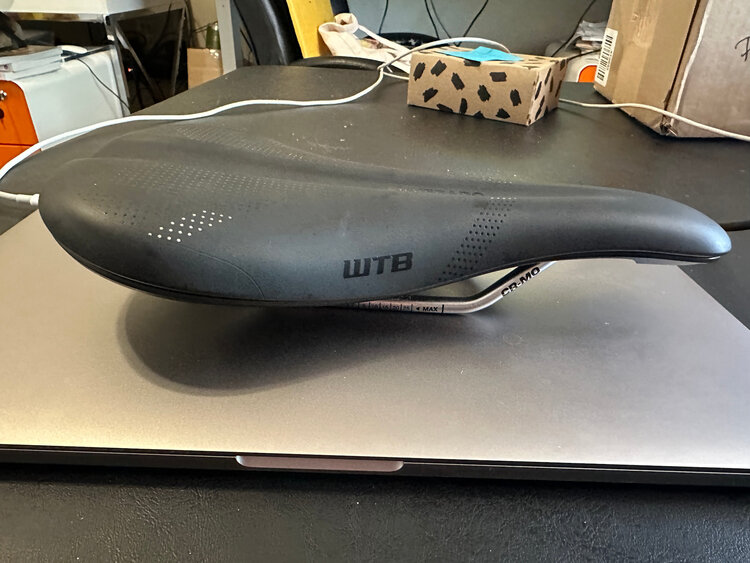 WTB SILVERADO FUSION FORM SADDLE MEDIUM CROMOLY BK