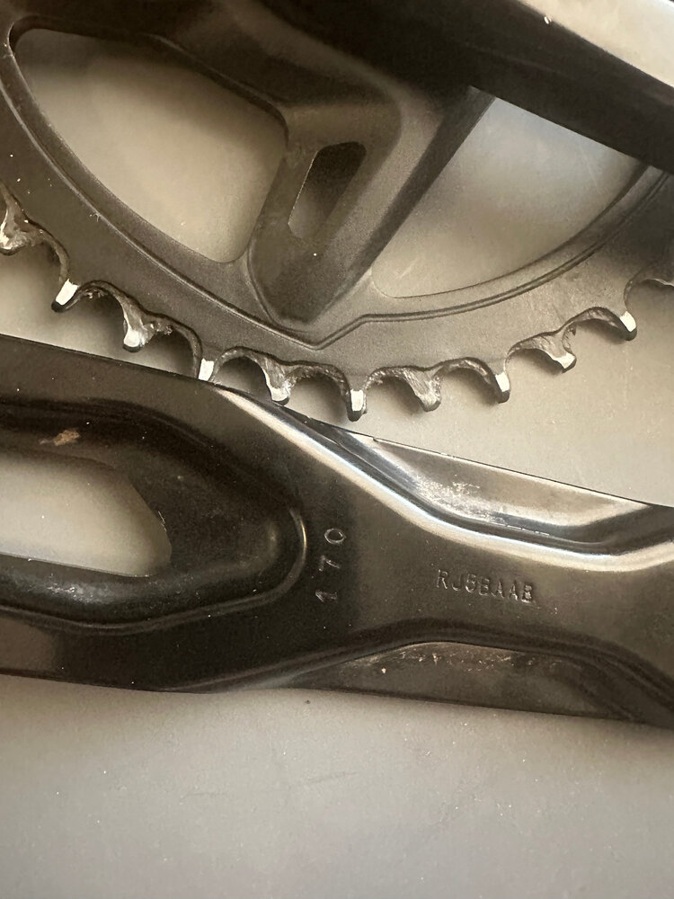 SRAM SRAM Rival 1 AXS Wide Crankset - 170mm, 12-Speed, 40t, 8-Bolt Direct Mount, DUB Spindle Interface, TAKE OFF USED