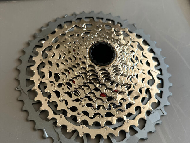 SRAM SRAM Rival XPLR XG-1351 Cassette - 13-Speed, 10-46t, For XDR Driver, Silver, E1