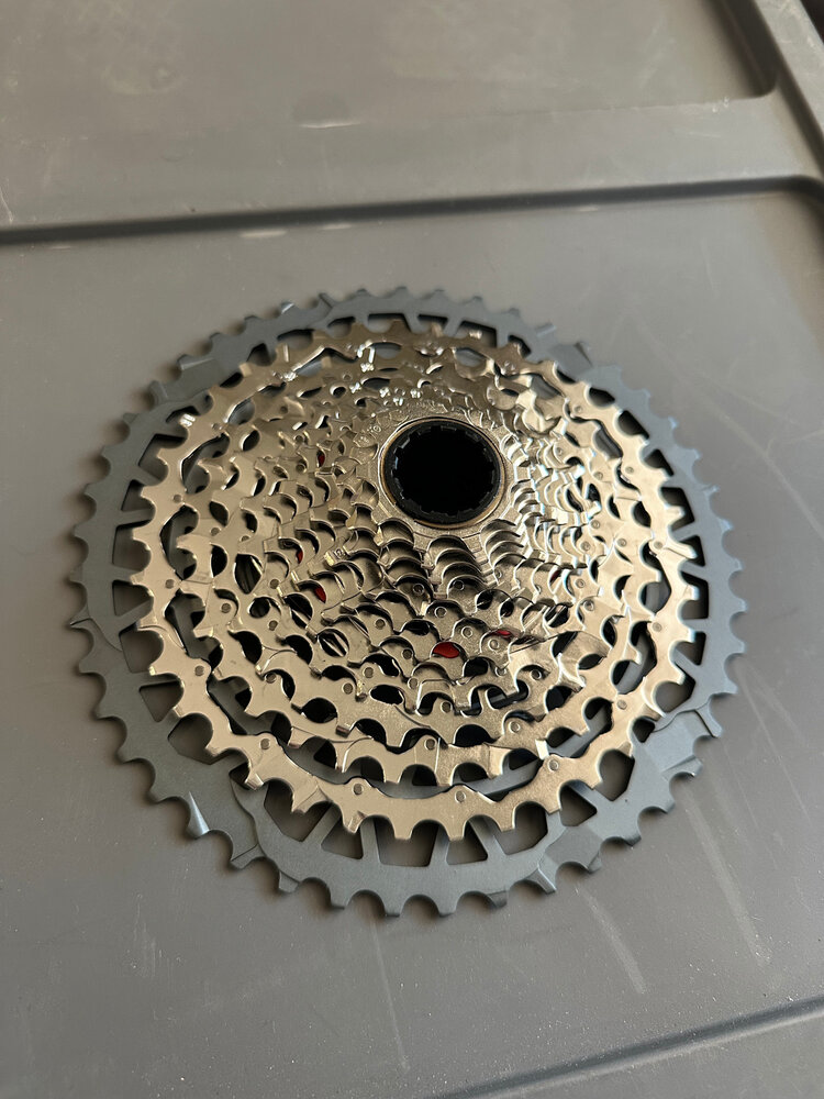SRAM SRAM Rival XPLR XG-1351 Cassette - 13-Speed, 10-46t, For XDR Driver, Silver, E1