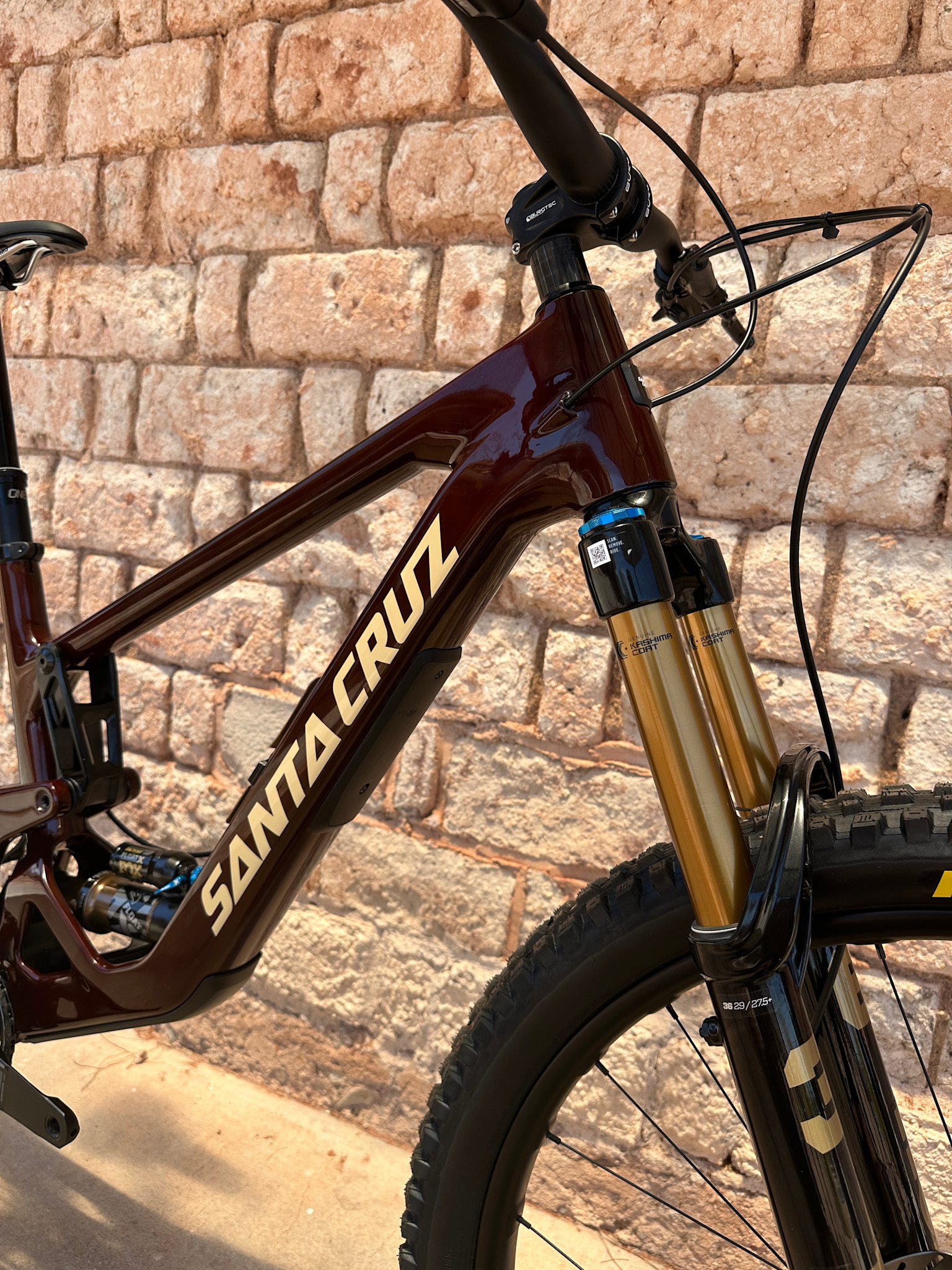 Santa Cruz Bronson 5 CC MX X0 AXS RSV Large Rootbeer - iBB Cyclery