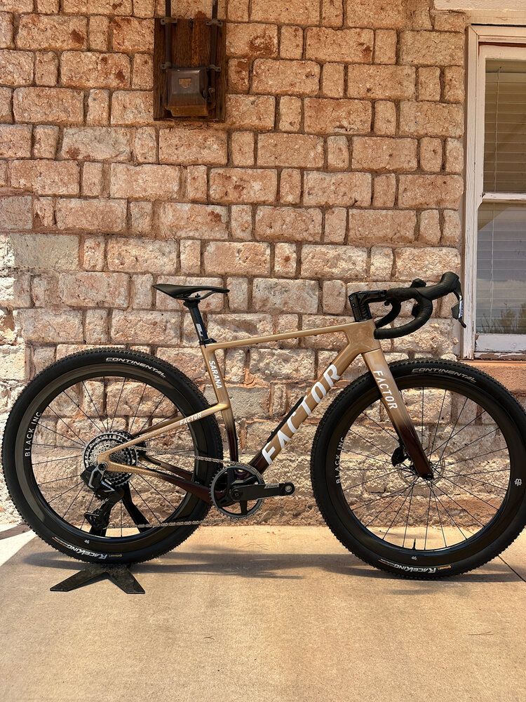 Factor Bikes Factor Sarana Force XPLR W/PM Prismatic Gold 52cm