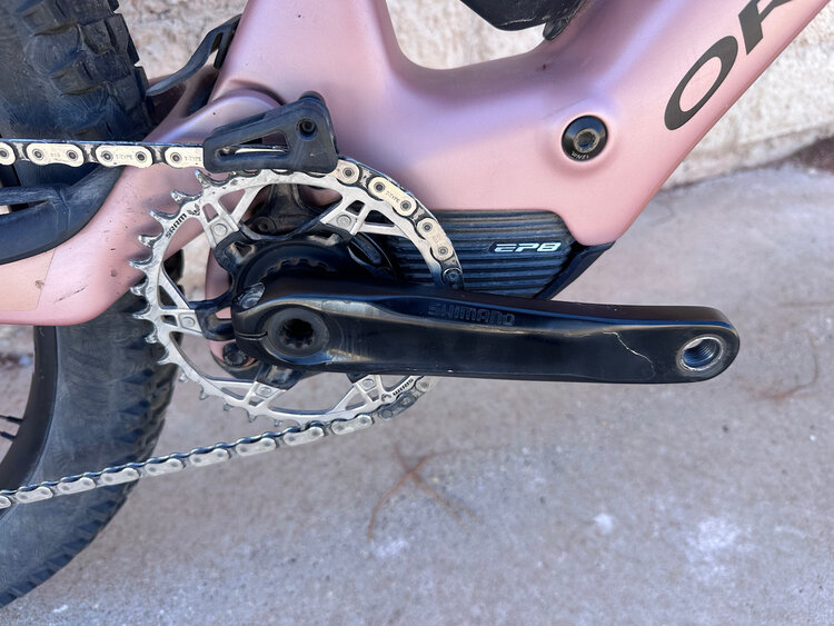 Orbea 2025 - ORBEA RISE SL M-LTD CUSTOM 420W 20mph LARGE Desert Rose - Carbon Raw (Matt)