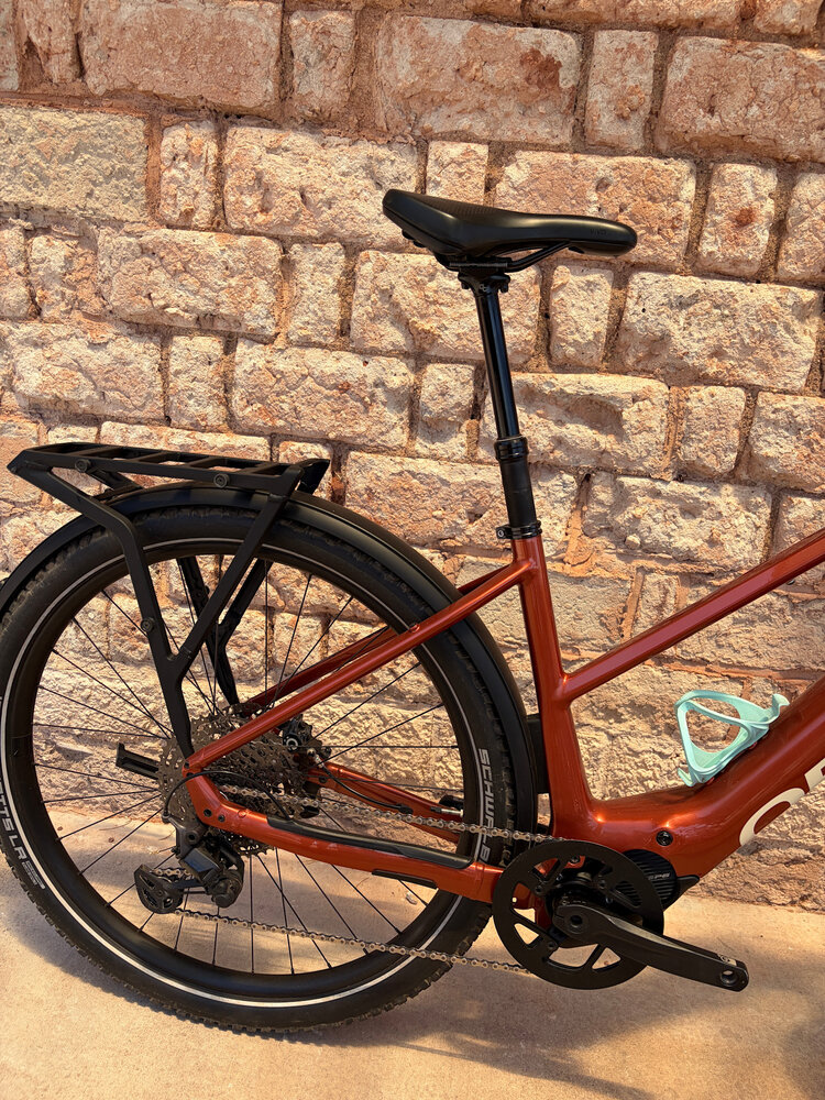 Orbea 2025 - ORBEA KEMEN ADV 10 MID 28mph L Mars Red - Ivory White (Gloss) - Demo