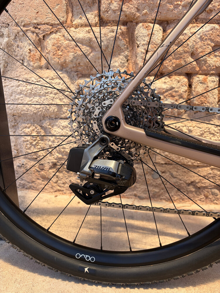 Orbea 2025 Orbea Denna M20 - 28mph - MEDIUM - Nickel Matt Carbon Raw Gloss - DEMO
