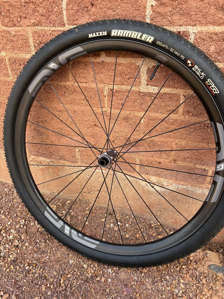 ENVE Composites ENVE G27 650B Carbon Gravel Wheelset — Tactic Hubs / SRAM XDR - **USED**