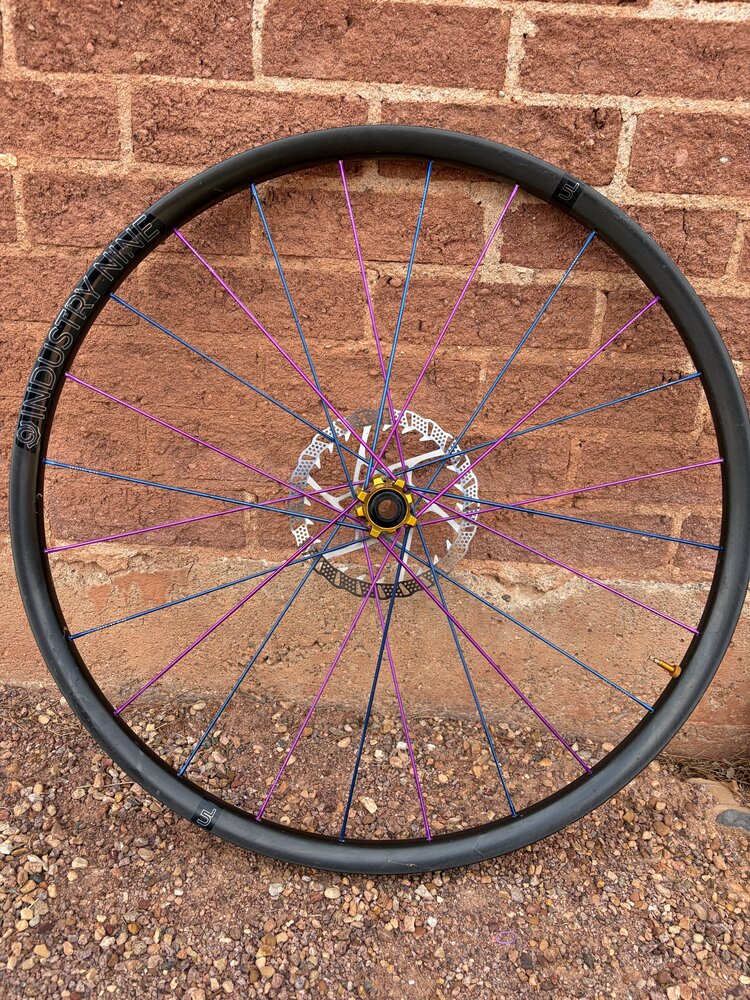 Industry Nine UL300 Wheelset - Carbon 29" - Boost XD - Custom Spokes / Gold Hubs - XD-15 Ceramic bearings **USED**