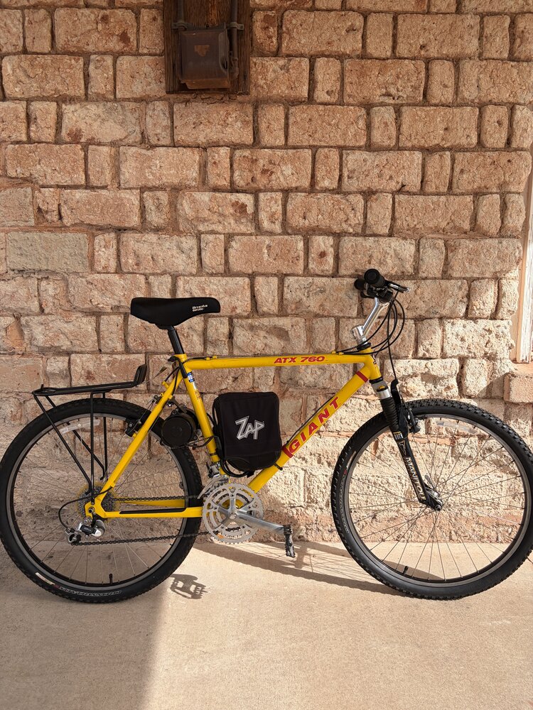 1992 Giant ATX 760 – Vintage ZAP Electric Bike Conversion **Preowned**