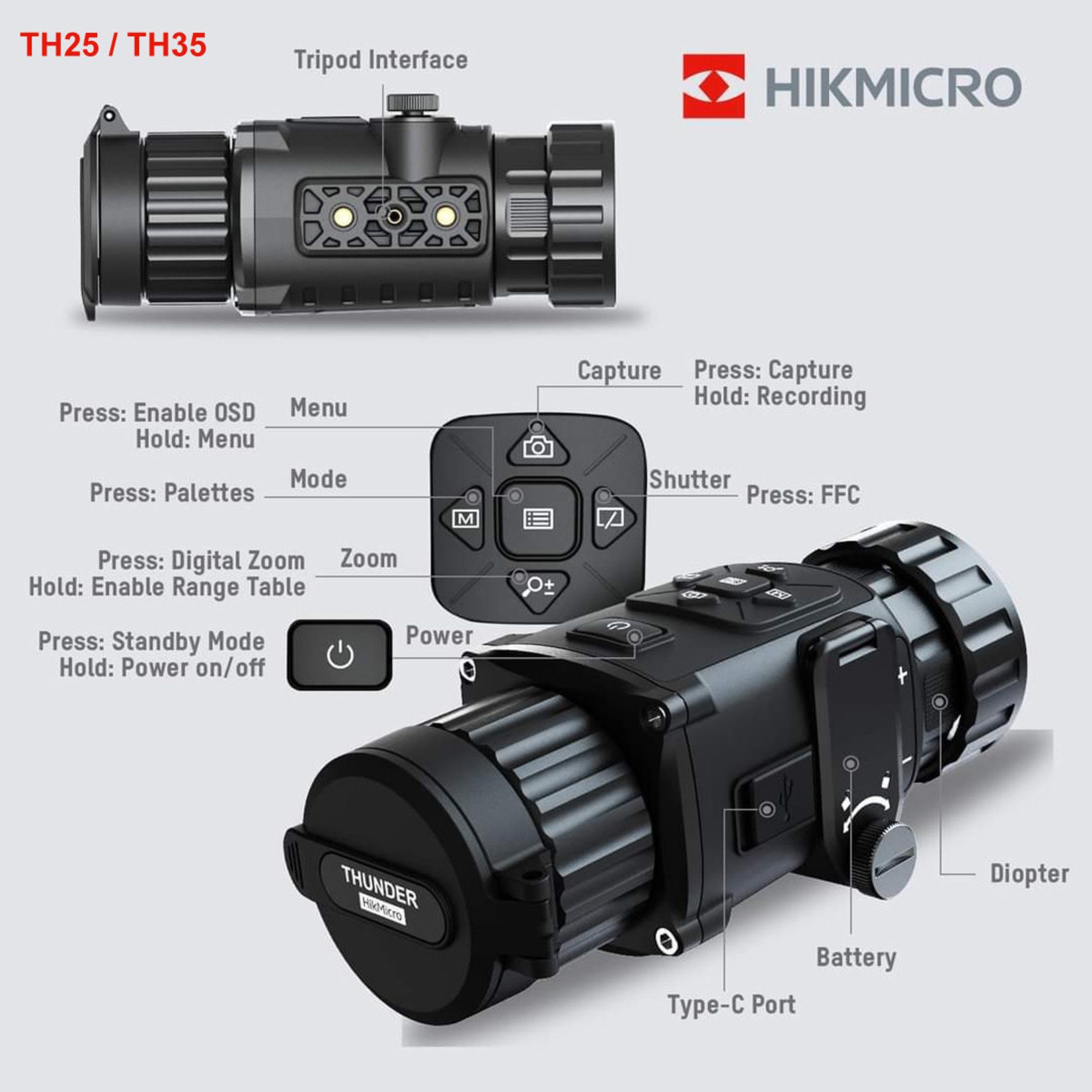 HIKMicro HIKMicro TH35 Thunder Thermal Riflescope