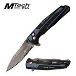 M-Tech USA Mtech USA Ball Bearing EZ-Open Folding Knife - Blue