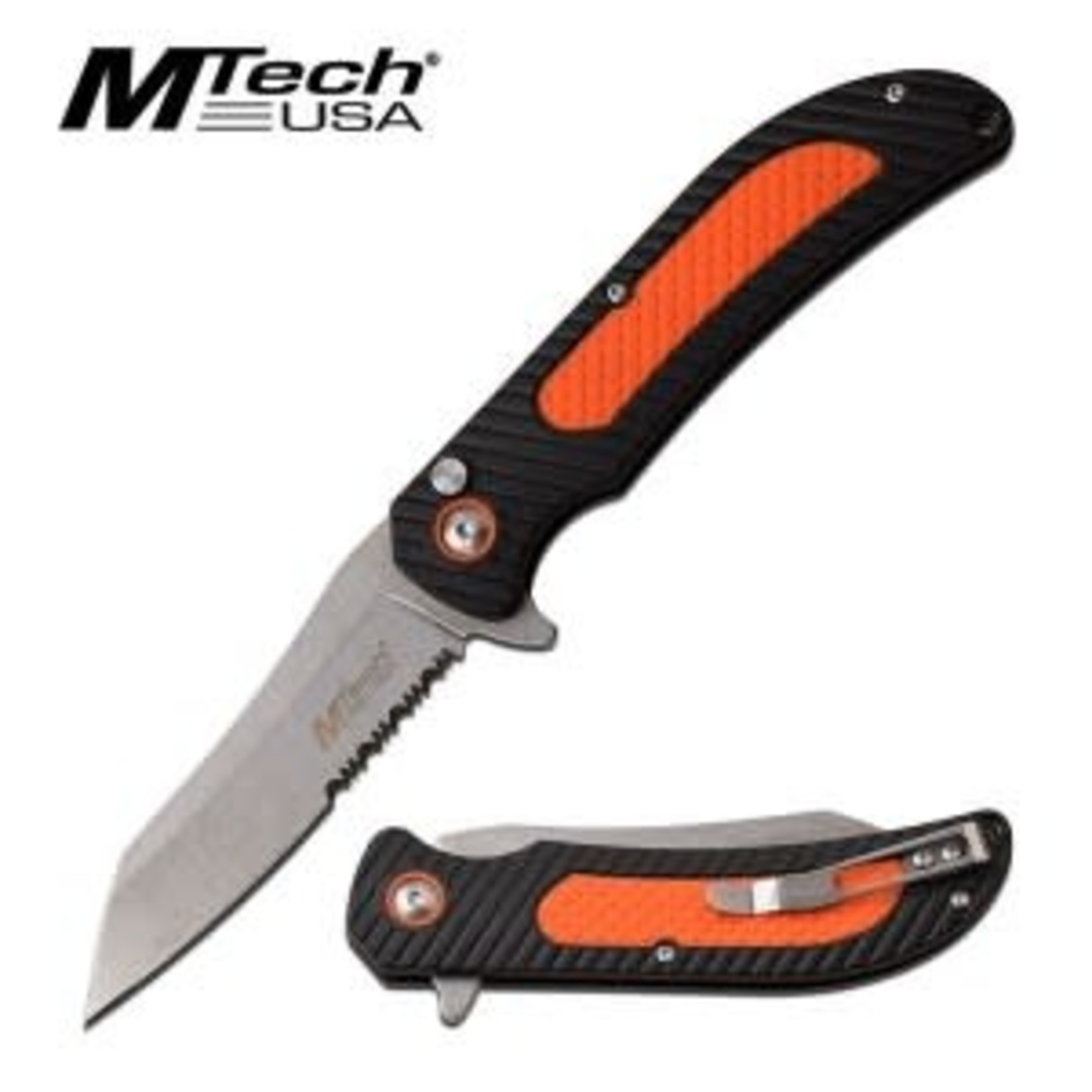 MTech USA Mtech USA Fast Open Folding Knife Orange
