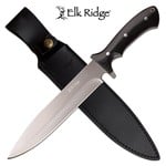 Elk Ridge Elk Ridge Bowie Knife 9inch Blade w/ Leather Sheath