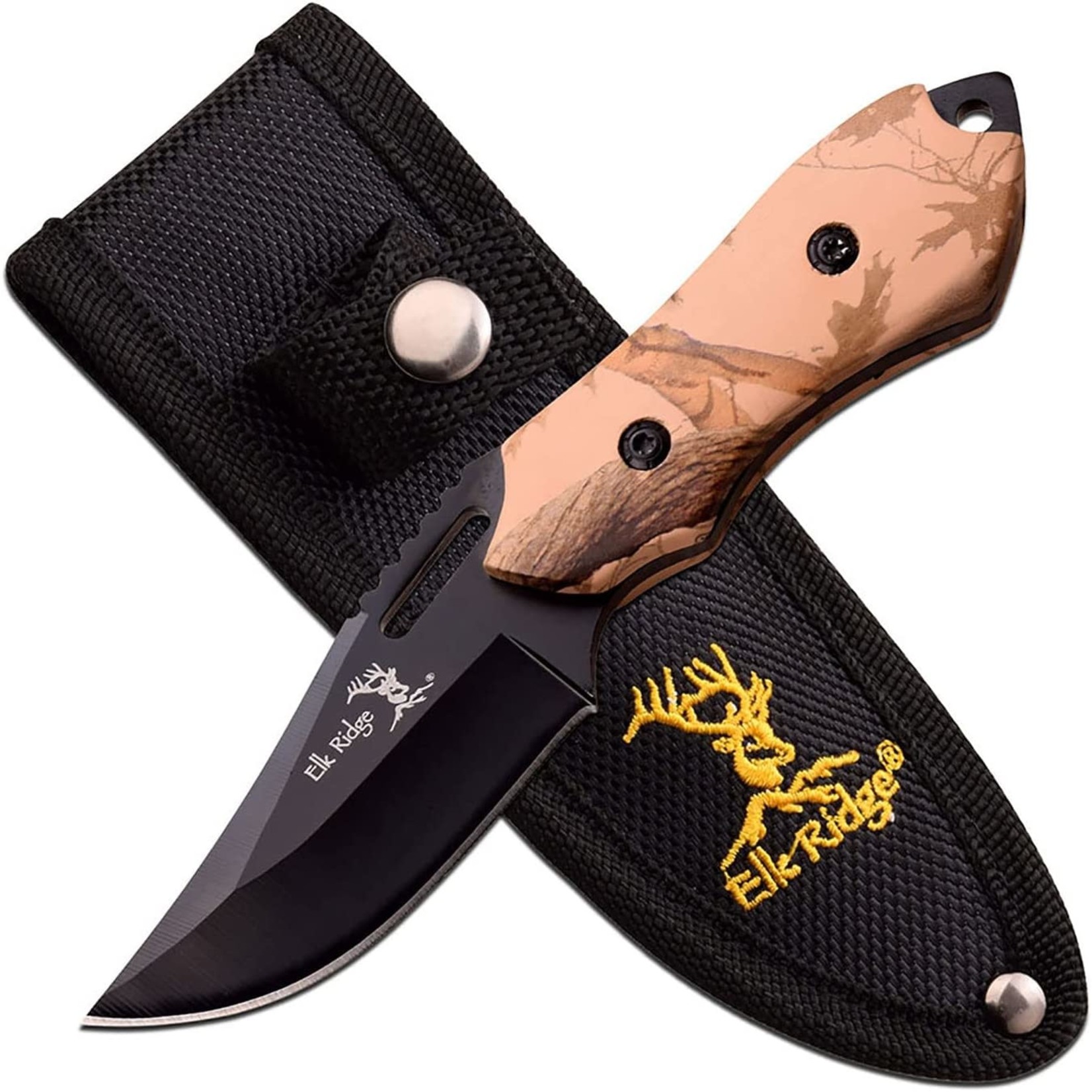 Elk Ridge Elk Ridge Camo Handle Fixed 3inch Blade Knife