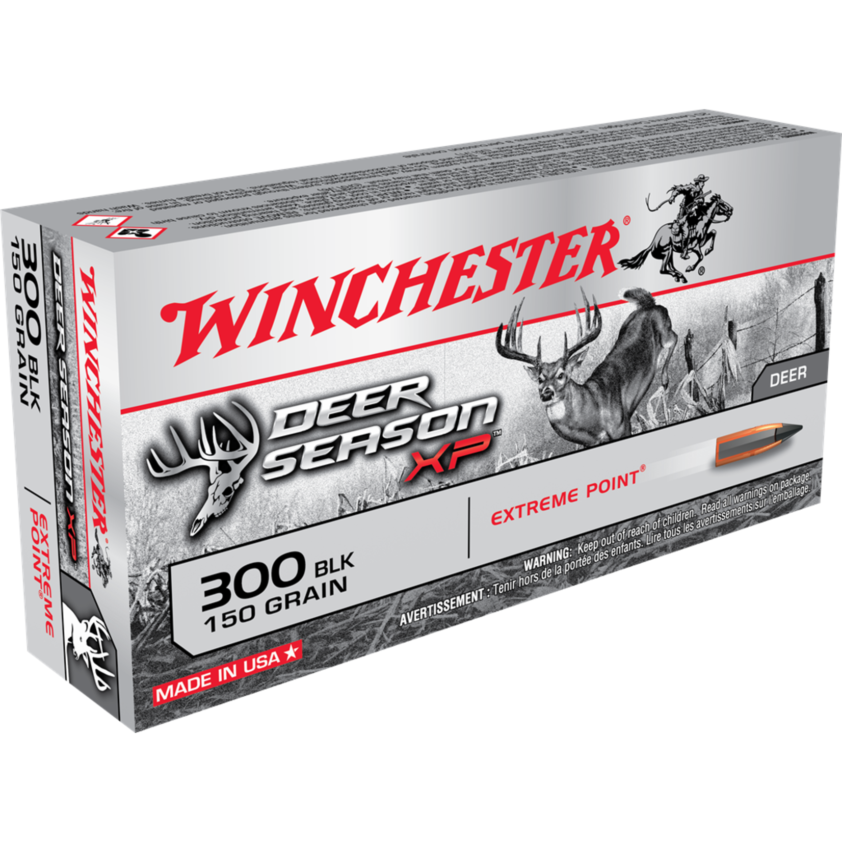 Winchester Winchester 300Blk 150gr Deer Season BT - 20 Pack