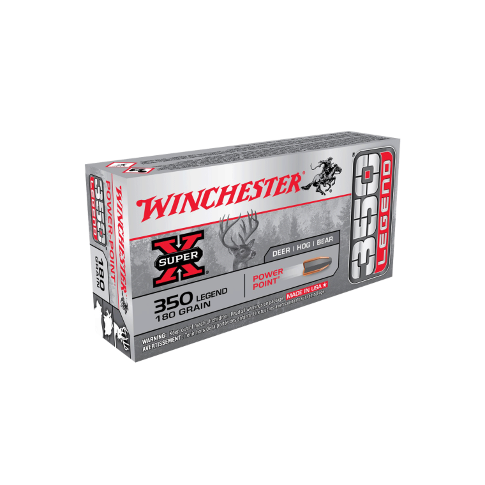 Winchester Winchester 350Legend 180gr PP Super X  20 Pack