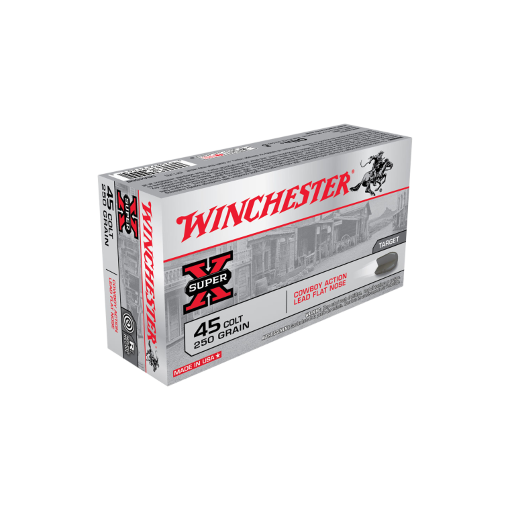 Winchester Winchester 45Colt 250gr LFN - Cowboy Action 750fps - 50 Pack