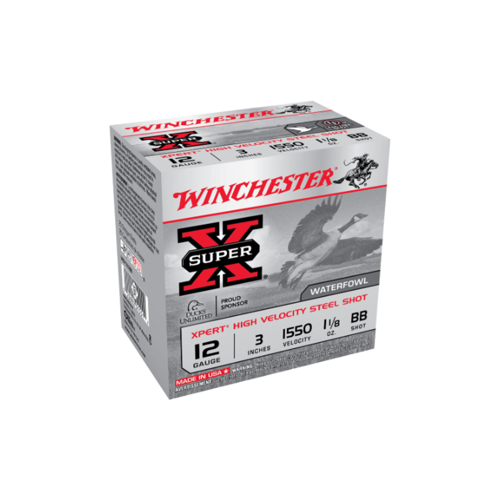 Winchester Winchester BB 12g 3inch 32 Gram Steel Magnum 1550fps - 25 Pack