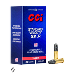 CCI Ammunition CCI 22lr Standard Target 40gr 1070fps - 500 Brick