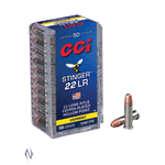 CCI Ammunition CCI 22lr Stinger 32gr Hyper Velocity HP 1640fps 50 Pack