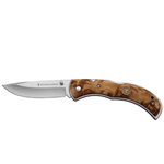 Hunters Element Hunters Element Classic Drop Point Folding Knife - Leather Pouch