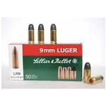 Sellier & Bellot Sellier & Bellot 9mm 124gr LRN - 50 Pack