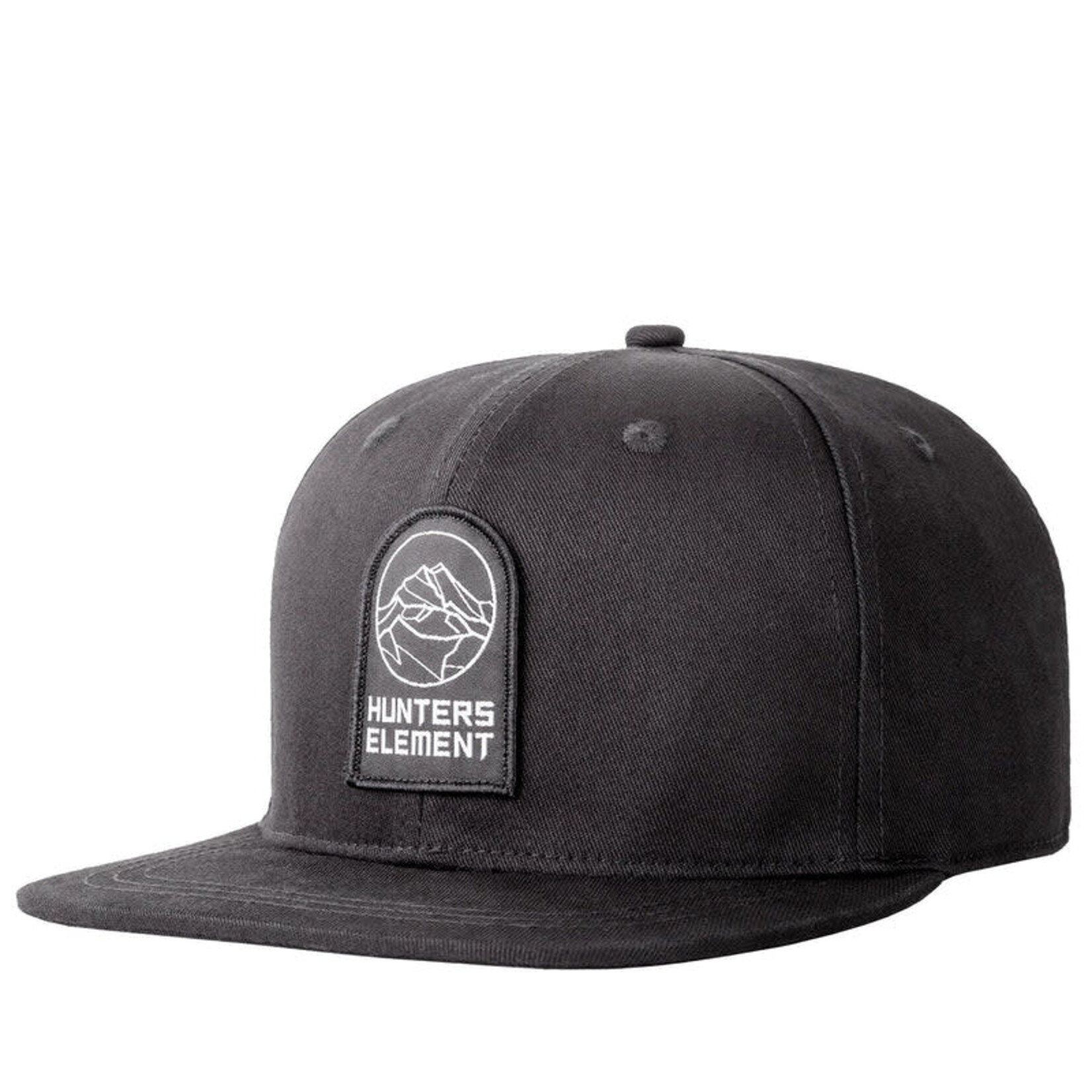 Hunters Element Hunters Element Cap - Alp Flat Peak Cap - Black