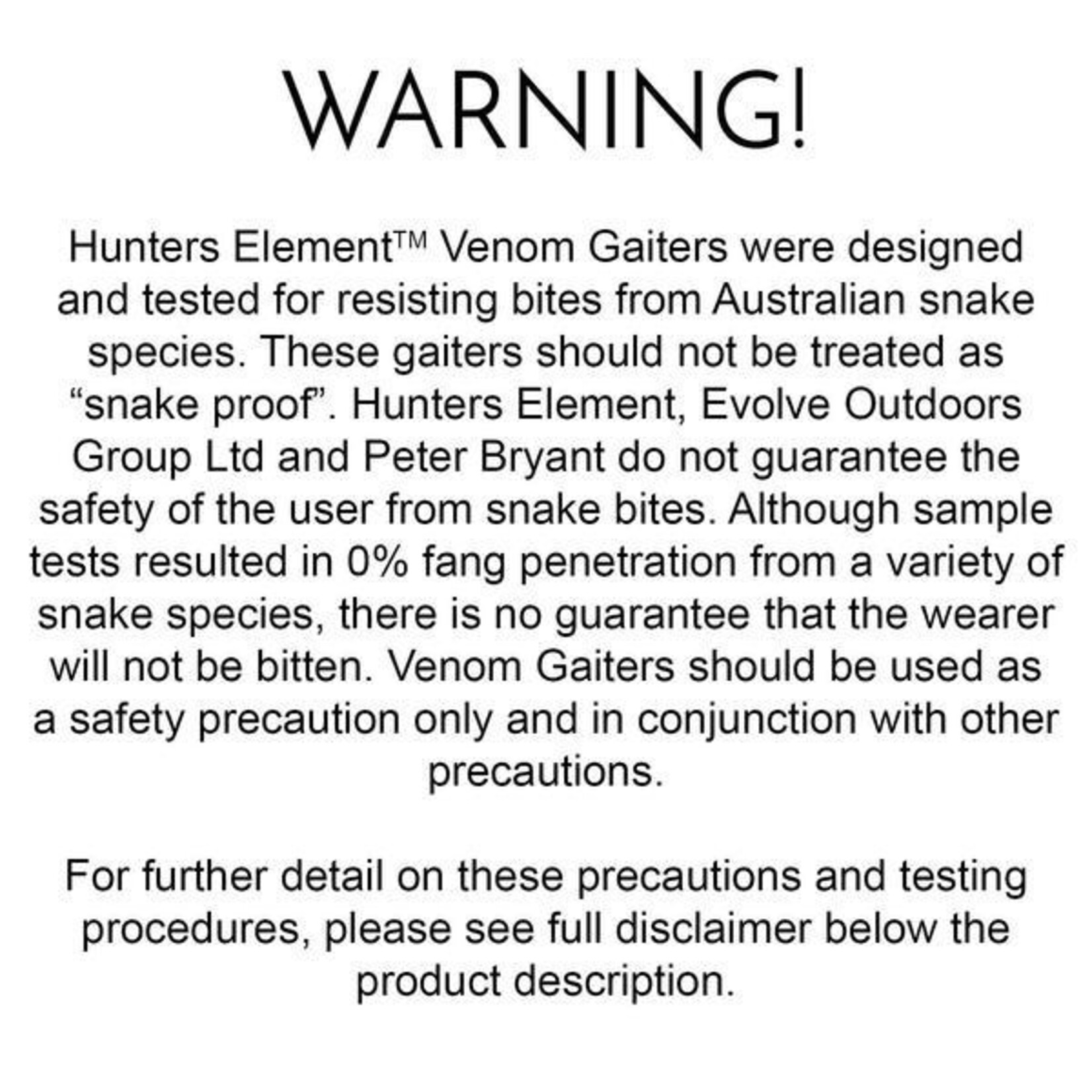 Hunters Element Hunters Element - Venom Gaiter V2