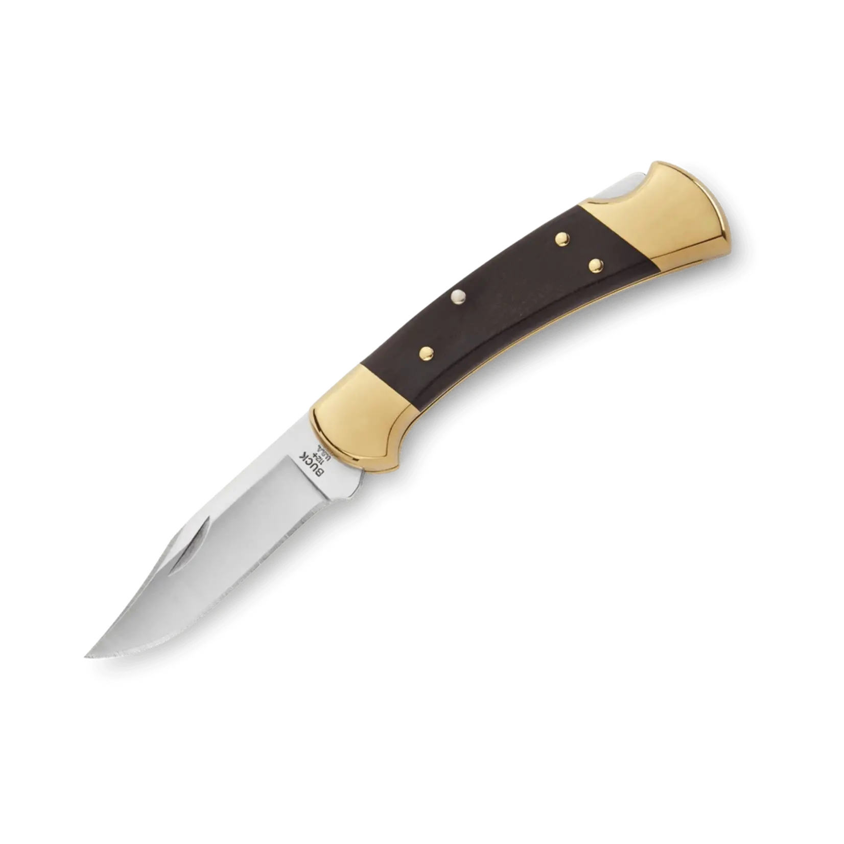 Buck Buck Knives - 112 Ranger 3 inch Folding Blade - Leather Pouch - Forever Warranty