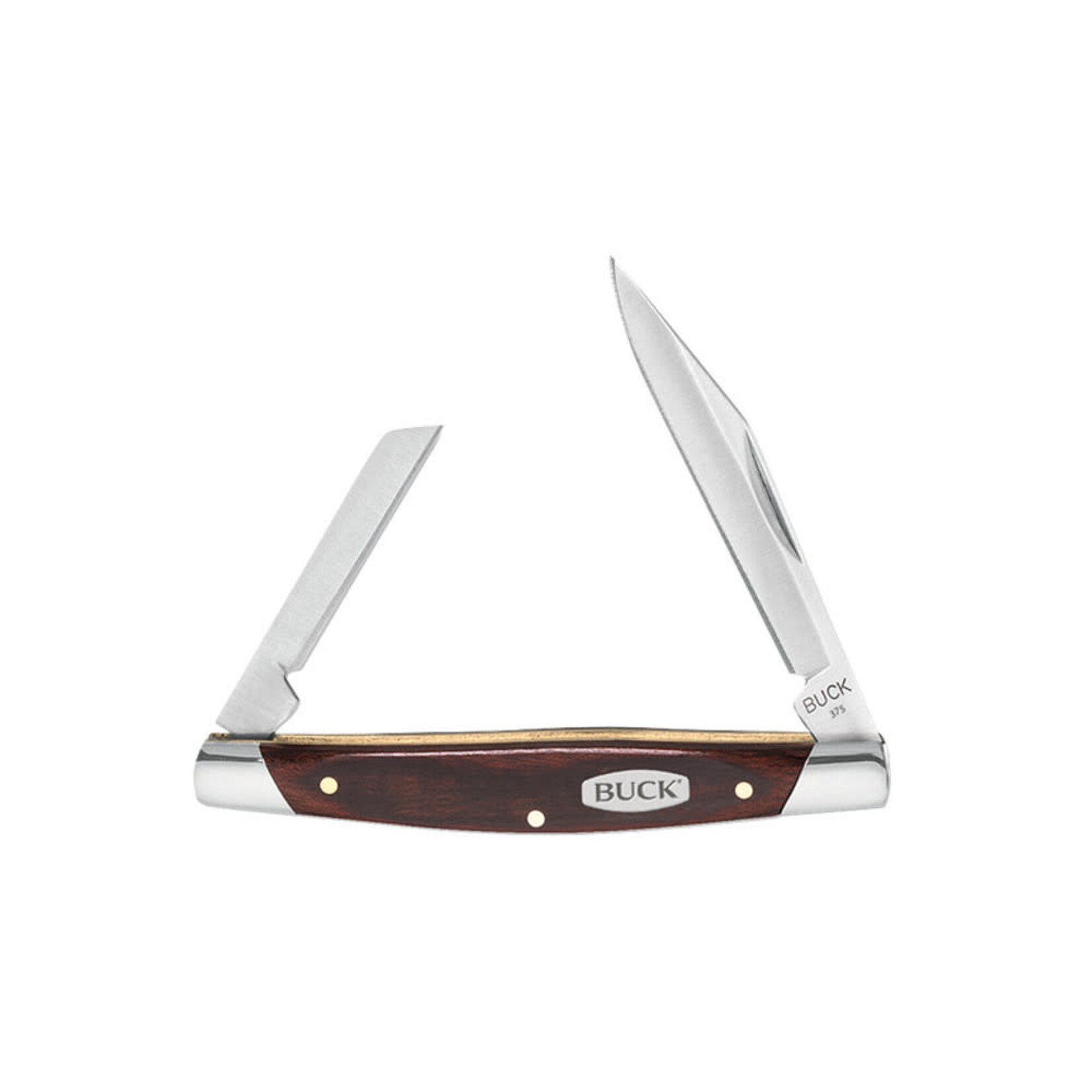 Buck Buck Knives Gift Set - Duece & Toothpick - Red Pakawood - Forever Warranty