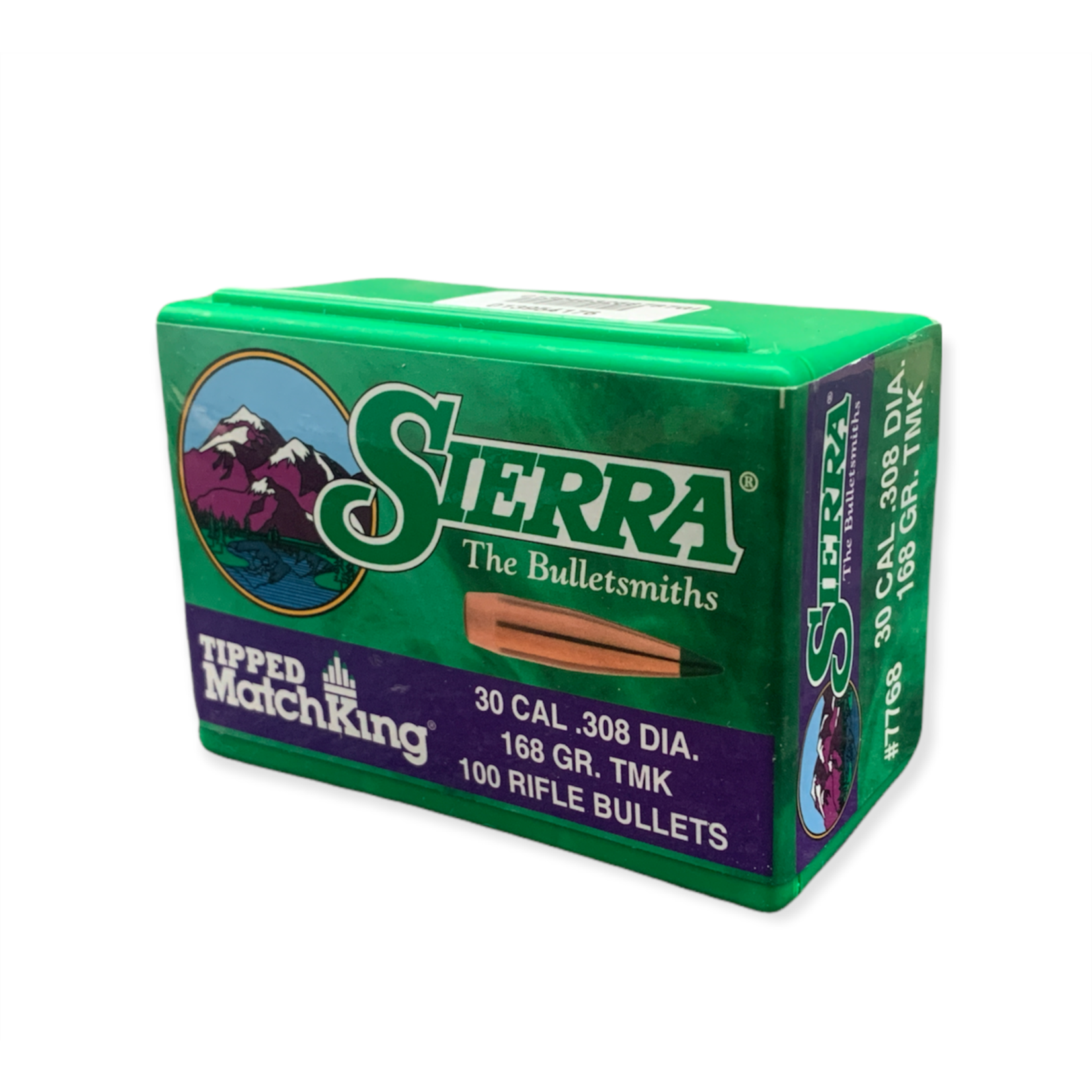 Sierra Sierra 30cal 7.62 168gr TMK Tipped Match King - 100 Projectiles
