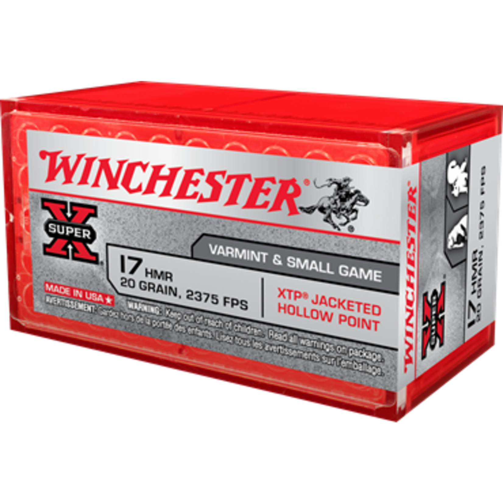 Winchester Winchester 17hmr 20gr - XTP 2375fps - 50 Pack