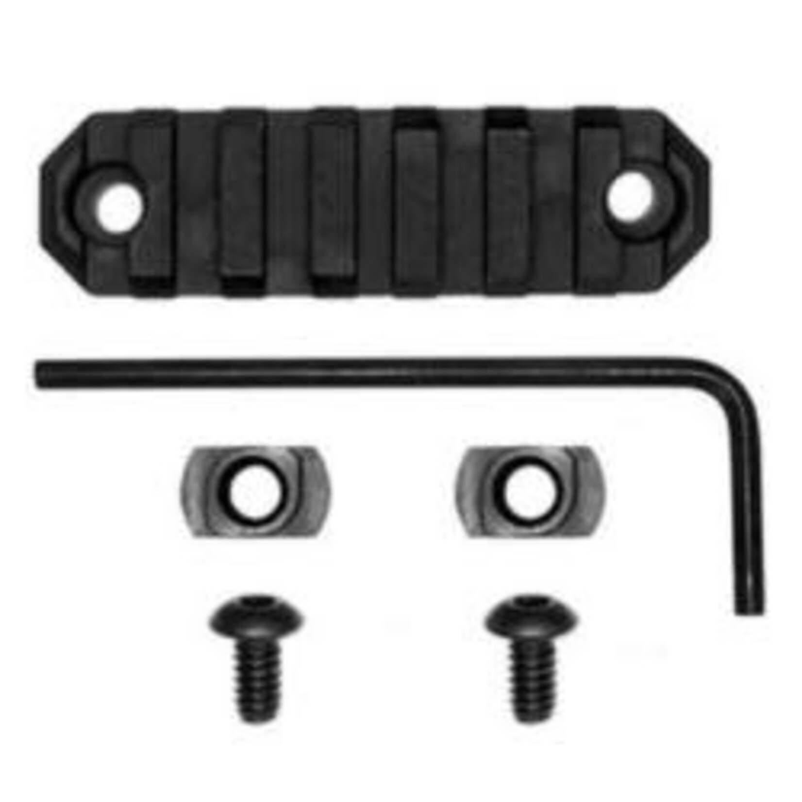 Grovtec Grovtec Accessory Rail 3inch  7 Slot - M-Lok