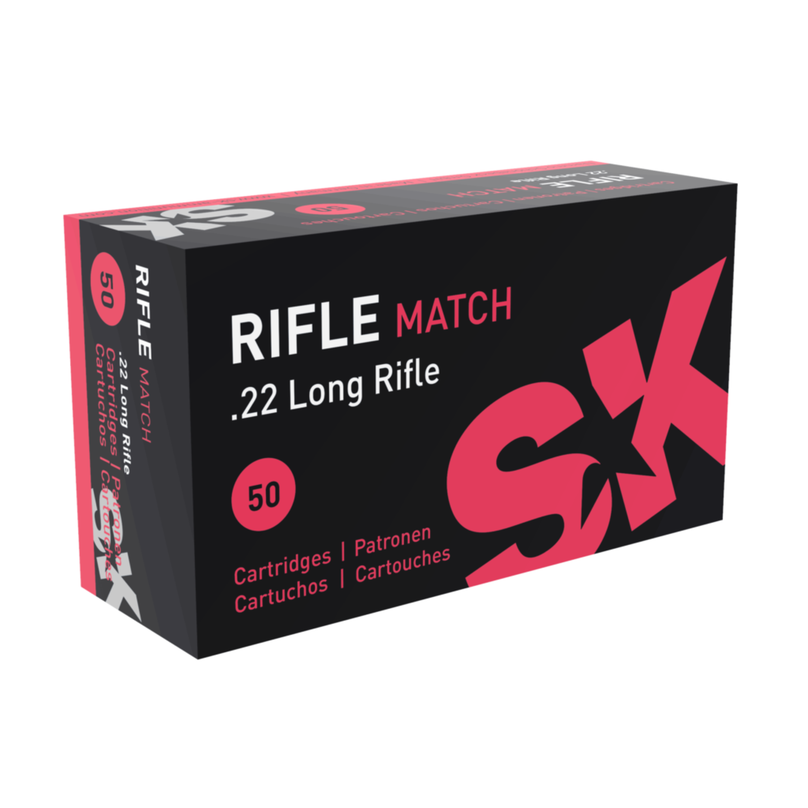 SK SK Ammunition 22lr Rifle Match 1073fps - 500 Brick (Limit 1 per customer)