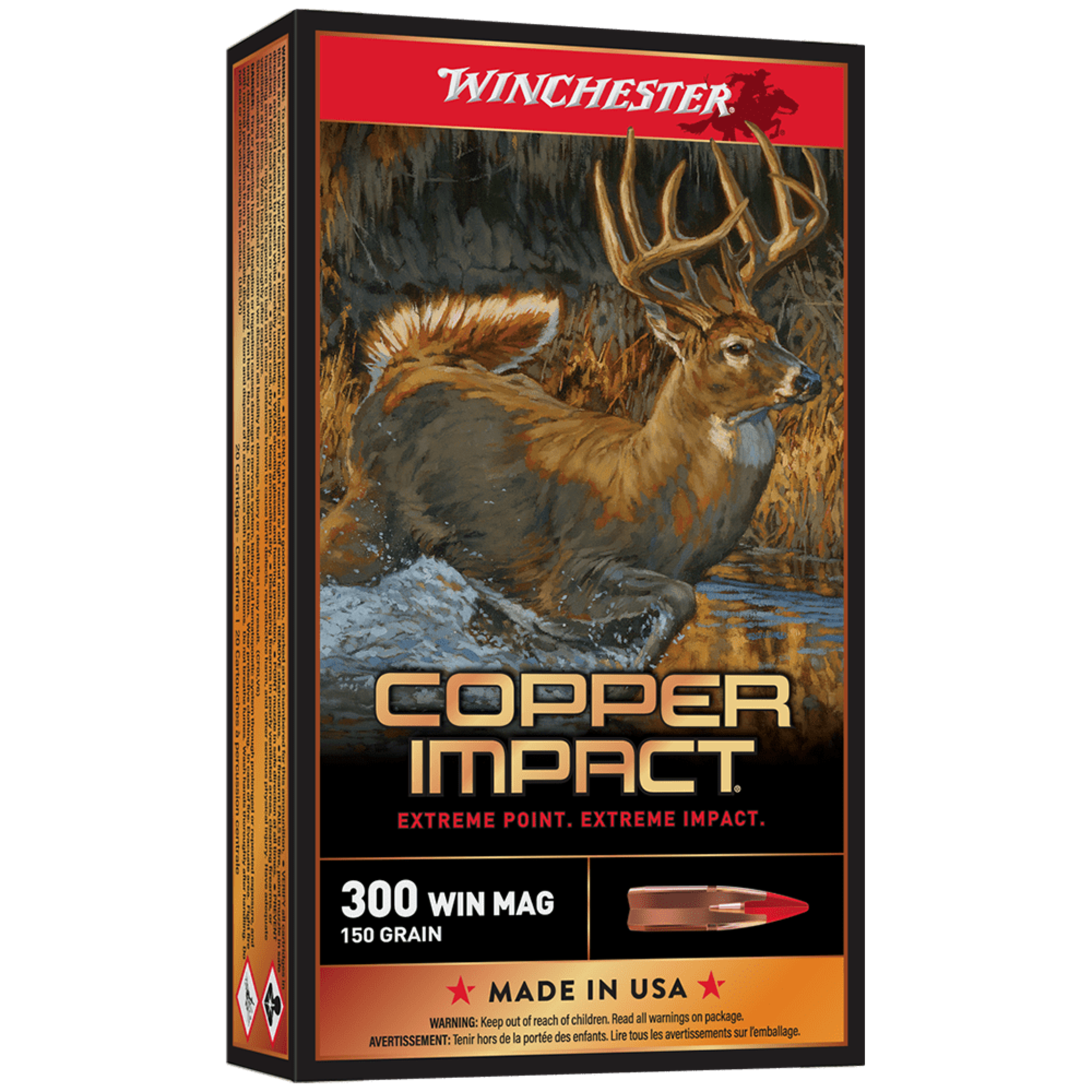 Winchester Winchester 300WM 150gr Copper Impact - 20 pack